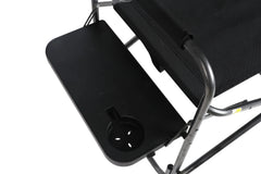 Ozark Trail Director's Chair with Side Table, WFC-95200, Adult, Black - USA MEGA SHOP