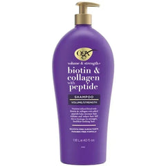 OGX Volume & Strength + Biotin & Collagen with Peptide Shampoo (40 Fl. Oz.)