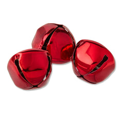Red Shiny Metal Bell Christmas Ornaments, 1", 18 Count, by Holiday Time