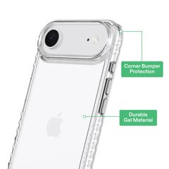 onn Protective Gel Phone Case for iPhone Air - Clear
