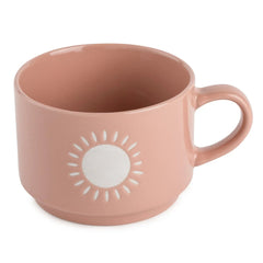 Thyme & Table Stackable Ceramic Coffee Mug, 11 fl oz, 4-Pack