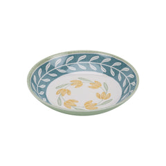 Better Homes & Gardens Floral Green Dinner Bowl Set, 4-Pack