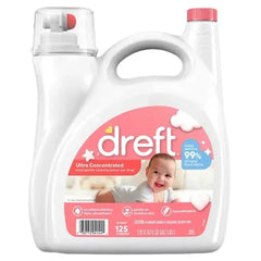 Dreft Ultra Concentrated Liquid Baby Laundry Detergent (125 Loads, 170 Fl. Oz.)