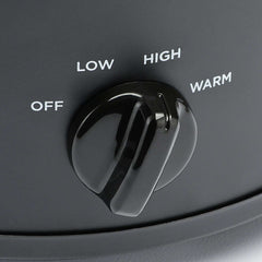 Mainstays 2 Quart Manual Slow Cooker, Durable Matte Black Finish