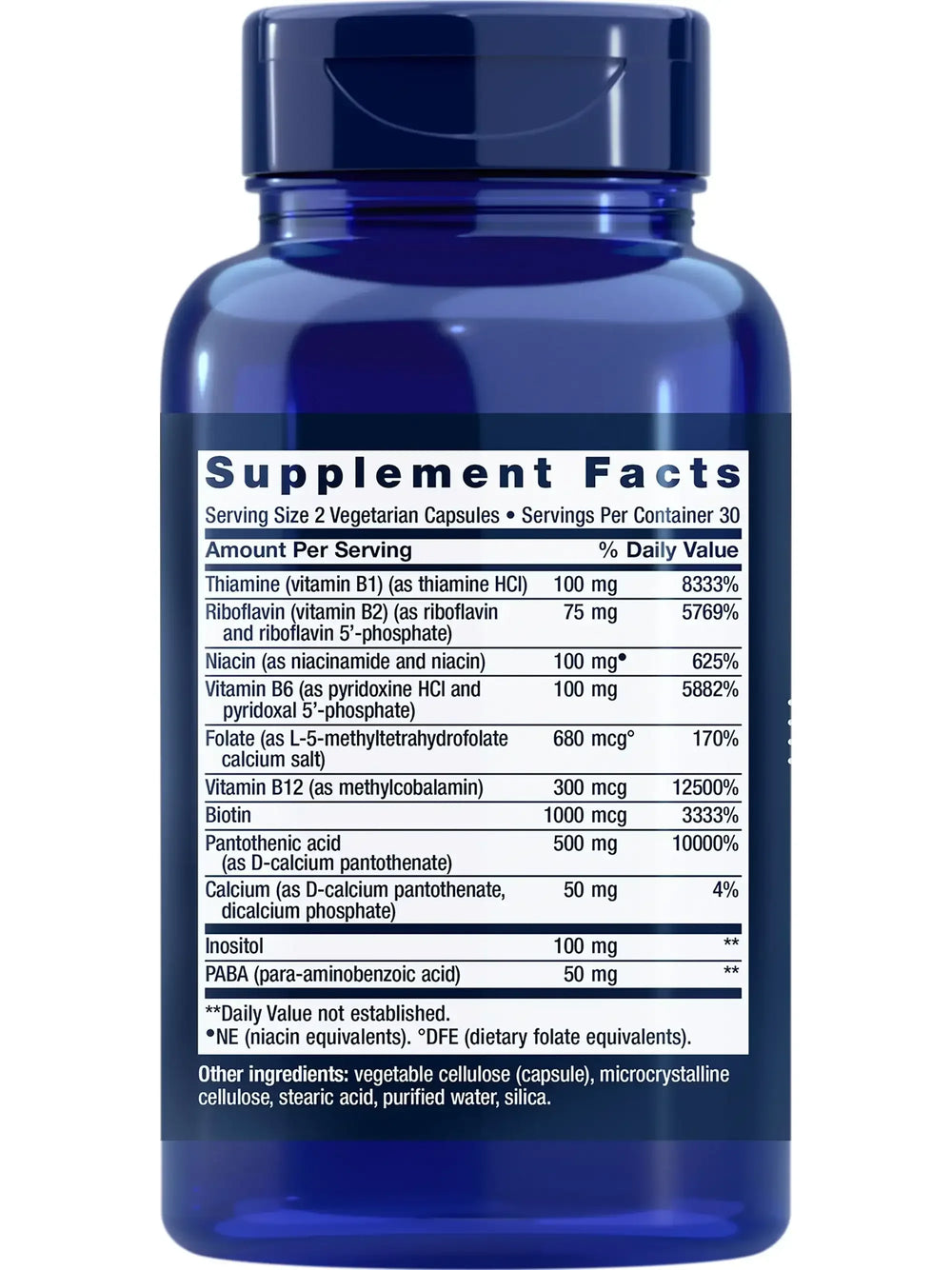 Life Extension, BioActive Complete B-Complex, 60 Vegetarian Capsules - USA MEGA SHOP