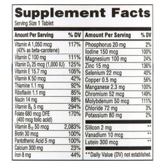 Equate Complete Multivitamin/Multimineral Supplement Tablets, Women 50+, 100 Count