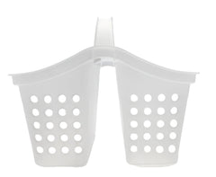 Mainstays Small Portable Shower Caddy Frost Plastic