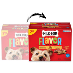 Milk Bone Flavor Snacks Small Dog Biscuits, Flavored Crunchy Dog Treats