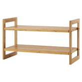 TRINITY Bamboo 2-tier Shoe Rack, 2-pack - USA MEGA SHOP