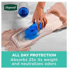 Depend Fresh Protection Adult Incontinence Underwear for Women, Medium - Blush, 88 ct.