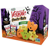 Sensible Portions Garden Veggie Ghosts and Bats Sea Salt Chips, 40 ct./0.5 oz. - USA MEGA SHOP