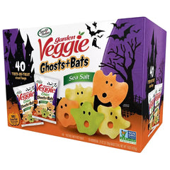 Sensible Portions Garden Veggie Ghosts and Bats Sea Salt Chips, 40 ct./0.5 oz. - USA MEGA SHOP