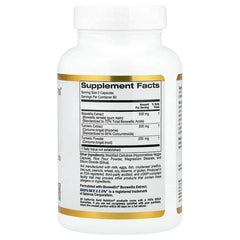 California Gold Nutrition, Boswellia Extract, Turmeric Curcumin Complex with Turmeric Extract and Turmeric Powder, 120 Veggie Capsules