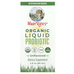 MaryRuth's, Organic Liquid Probiotic, Unflavored, 2 fl oz (60 ml) - USA MEGA SHOP