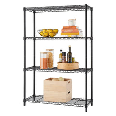 TRINITY 4-tier Wire Shelving Rack 36" x 14" x 54