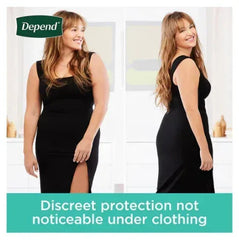 Depend Fresh Protection Adult Incontinence Underwear for Women, Large - Blush, 84 ct.