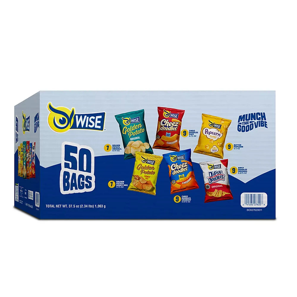 Wise Grab & Snack Variety Pack, 50 ct. - USA MEGA SHOP