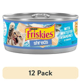 12pack-PurinaFriskiesShreds-WhitefishandSardinesinSauce-WetCatFood-5-5ozCan-_1 - USA Mega Shop