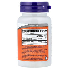 NOW Foods, NAC With Selenium, Capsules