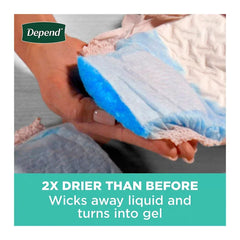 Depend Fresh Protection Adult Incontinence Underwear for Women, Extra-Large - Blush, 80 ct.