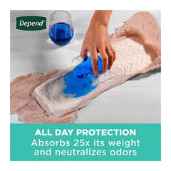 Depend Fresh Protection Adult Incontinence Underwear for Women, Extra-Large - Blush, 80 ct.