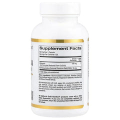 California Gold Nutrition, Ubiquinol Reduced Form CoQ10 + PQQ, 120 Veggie Capsules - USA MEGA SHOP