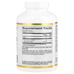 California Gold Nutrition, Colostrum with 20% IgG Immunoglobulins, 240 Veggie Capsules