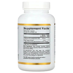 California Gold Nutrition, CoQ10, Ubiquinone USP with Bioperine® Black Pepper Extract, Enhanced Bioavailabilitys