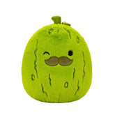 Squishmallows FuzzAMallow Official 16 inch Charles the Green Pickle with Mustache - Child's Ultra Soft Stuffed Plush Toy - USA MEGA SHOP