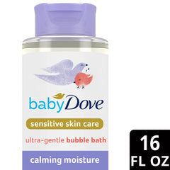Baby Dove Ultra-Gentle Bubble Bath Calming Moisture Sensitive Skin, 16 oz - USA MEGA SHOP
