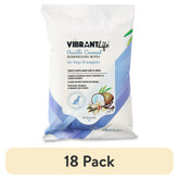18pack_VibrantLifeVanillaCoconutDeodorizingWipesforDogs_Puppies_20Count - USA Mega Shop