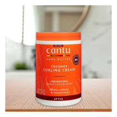 Cantu Shea Butter for Natural Hair Coconut Curling Cream, 25 oz. - USA MEGA SHOP