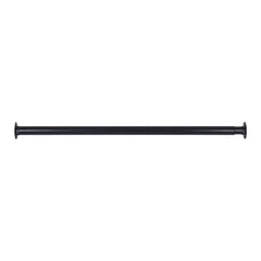 (2 pack) Better Homes & Gardens 33–60" Steel Adjustable Closet Rod for Adult, Black
