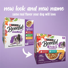 Purina Beneful Kitchen Creations With Beef, Chicken, or Lamb Wet Dog Food Variety Pack, 3 oz Cans