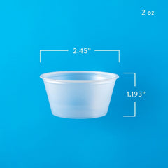 Member's Mark Translucent Portion Cups 2 fl. oz., 2500 ct.