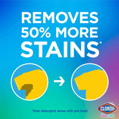 Clorox 2 for Colors Laundry Stain Remover and Color Booster Pods, Regular, 25.4 oz, 40 Count