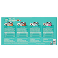 Special Kitty Surf & Turf Pate Wet Cat Food Variety Pack, 5.5 oz Cans (40 Pack)