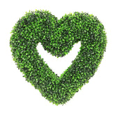 20" Faux BoxWood Heart Wreath - USA MEGA SHOP