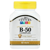21stCentury_B-50Complex_ProlongedRelease_60Tablets - USA Mega Shop