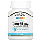 21st_Century_Iron_65_mg_120_Tablets - USA Mega Shop
