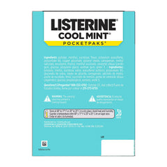 Listerine Cool Mint Pocketpaks Breath Strips, 6 pk./72 Strips