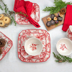 222 Fifth Christmas Lane 12-piece Dinnerware Set