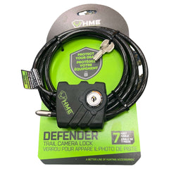 HME Trail Camera 5/16" Cable Lock, 7FT Long