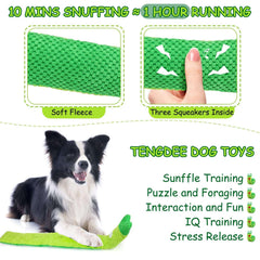 Pet Deluxe Squeak Dog Toys Stress Release Game for Boredom, Dog Puzzle Toy IQ Training, Dog Snuffle Toys Foraging Instinct Training Suitable for Small Medium and Large Dogs - USA MEGA SHOP