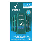 Degree Men's Cool Rush 48 Hour Deodorant, 5 pk. - USA MEGA SHOP