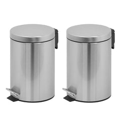 Innovaze Round Shape 6.6 Liter Pedal Bin, 2 ct. - USA MEGA SHOP