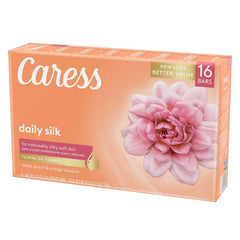 Caress Bar Daily Silk Soap Bar, 16 ct. - USA MEGA SHOP