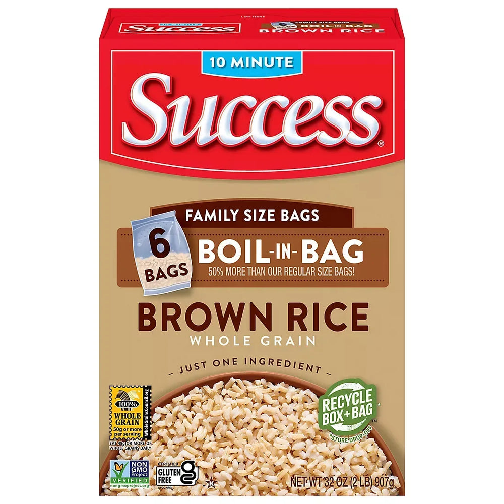 Success Boil-in-Bag Brown Rice, 32 oz. - USA MEGA SHOP
