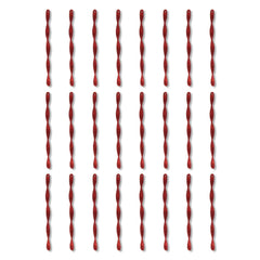 24 Count Red Glitter Icicle Christmas Ornaments, 7 in, by Holiday Time - USA MEGA SHOP