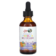 MaryRuth's, Organic Toddler, Multivitamin Liquid Drops, 1-3 Years, Orange Vanilla, 2 fl oz (60 ml) - USA MEGA SHOP
